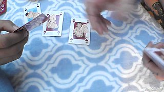 Hot brunette girl Maddy Black indulges in a wild MMF threesome and squirts like crazy when huge cocks destroy her pussy