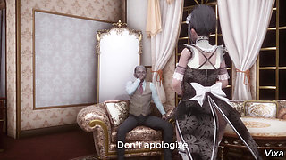 3D Maid Gets Fucked Hard - Cute Girl in Uniform