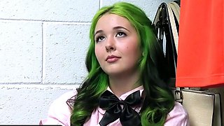 Sassy Schoolgirl Aveena Axel Gets Strip Searched And