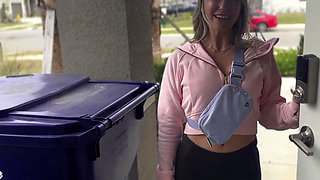 Hot Blonde Comes Over After Husband Neglects Her BBC Swallows Cum