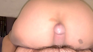 POV: I Fuck the Pantyhose Through the Hole and Cum Between Ass and Pantyhose