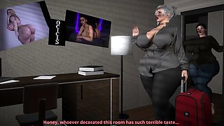 Chubby BBW StepMom Teaches Stepson How to Eat Pussy 3D Anime