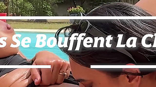 Two Sluts Eat Each Other's Pussies & Feet and Cum Together
