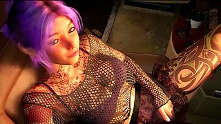 Hot Road Trip: Teen Gets Fucked Hard in Campervan - Hentai 3D