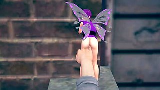 Hot tiny fairy gets fingered hard - petite pussy play