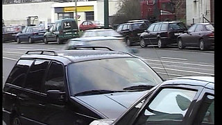 German Amateur Riding and Sucking Cock in the Car