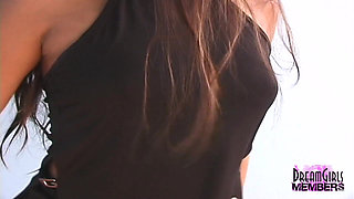 Latina Hottie Strips Nude in First Ever Video
