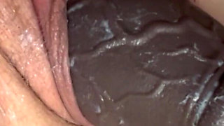 Big Dildo in My Wet Pussy