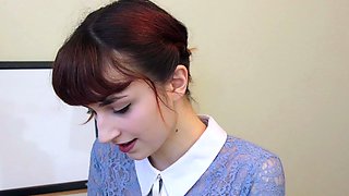 Petite small tit babe with perfect pussy masturbates