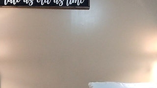 Horny Stepdaddy Strokes Himself