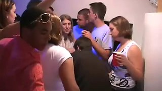 Hot slut pussy fucked hard in frat party