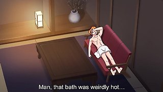 Busty MILF rides a dick of a teen guy after hot oiled massage