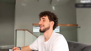 Hot Blonde with Big Tits Teased and Touched on Bed