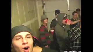 Frat House Slut Gets Fucked