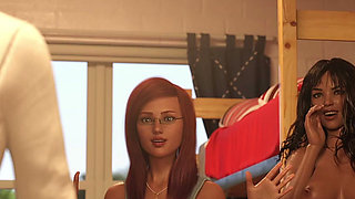 A Very Horny Teacher with Even Hornier Female Students(part 22)