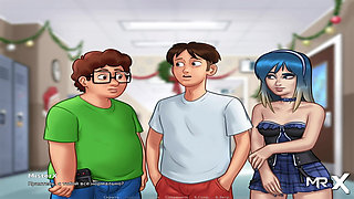 SummertimeSaga - Nearly Cum In College Locker # 91