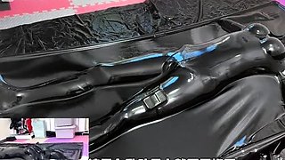 Orangeboys Bondage Studio Latex Vacuum Bed Training