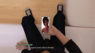 I See My Girls Naked and Ask to Video Call Sex Then Got Horny