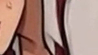 Waifu Secretary POV - White Hair GILF & Brunette Office Close-up Teasing