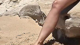 Stranger Approaches Naked Masturbating Woman and Helps Him with Handjob