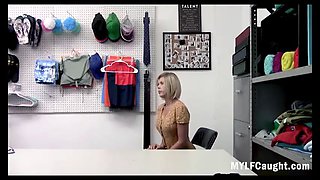 Bail for shoplifting set at- vagina pounding - blonda cougar Amber Chase