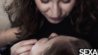 Emylia Argan and Stella Cardo's busty trailer by Sex Art