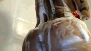 Big Booty Latina With Huge Tits In The Shower