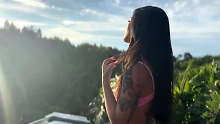 Loving with my camera guy! We had wild fuck-a-thon