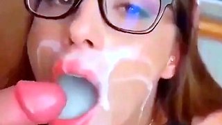 Finnish Cumslut JenKowski Bukkake