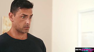 Caught my stepdaughter touching her self again