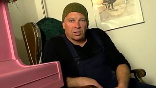 Kookie Ryan Takes a Hardcore Interracial Cumshot Compilation on the Farm