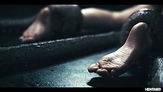 Young Russian Blonde Fucked by Basement Monster - Hardcore Hentai Anime 3d Creampie & Cum in Mouth