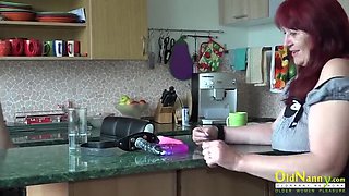 Chubby Lesbian Girl Pleases Old Stepmom