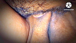Licking my aunty's hot and hairy pussy