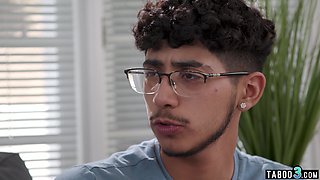 Naughty blonde MILF teaching son in law