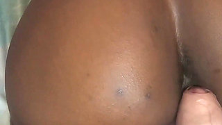 Ebony pussyfarts doggystyle and creampie
