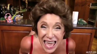 This Naughty Blonde Mature Enjoys When Big Dick Is Penetrating Her