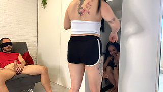 Wife hides friend in closet and surprises husband