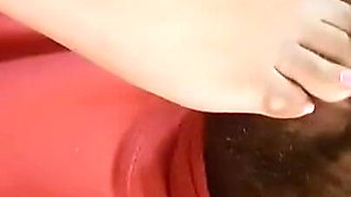 When She Invites Herself for a Foot Massage N Feet Worship