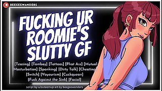 Your Roomies Bi Girlfriend Is A Total Slut For You Blowjob Switch Audio Roleplay