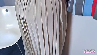 BBW Stepmom Pantyhose Voyeur - Amateur MILF Fetish Homemade