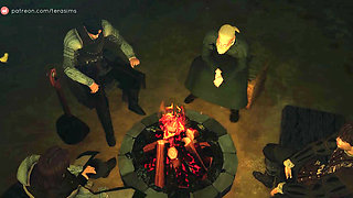 3D Porn - Rough sex in a tent (Animation with Sound)