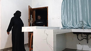 I Fucked the Indian Muslim Whore on Top of the Cupboard, She Came Out of the Mosque and Gave Me Her Big Pussy