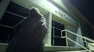 Good-looking Indian girl masturbates after leaving work