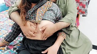 Punjabi Stepmom Big Boobs Giving Milk To Her Husband For Drinking