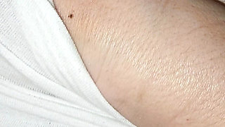 Step mom hand slip under step son underwear touching his dick
