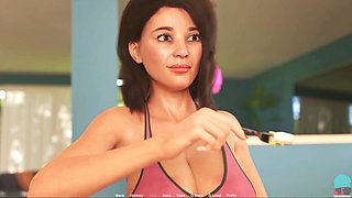 In a Scent: Big boob visual novel porn game walkthrough