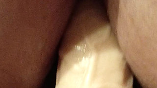 Wife's Close up Dildo Show