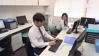 Office Temptation Pantyhose Fever Follows You From Desk to Hotel - Episode2