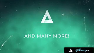 10 Girl Lesbian Gangbang Rough Sex - Big Tit MILFs Fisting, Strap-On & Squirting Orgy